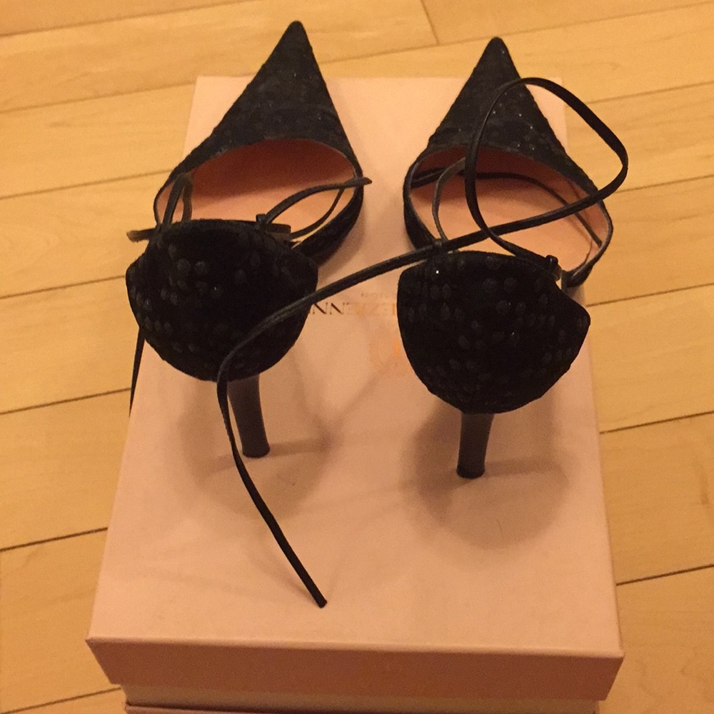 High heels dressy satin shoes - Picture 3 of 4